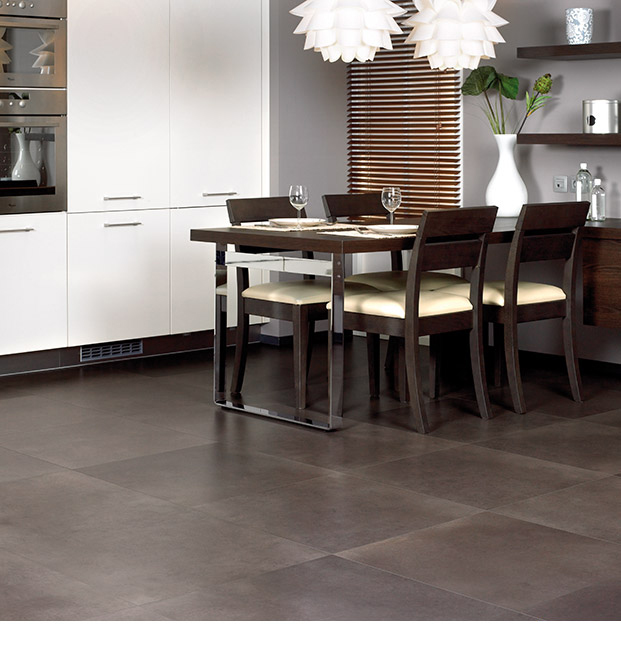 Polished concrete dark
