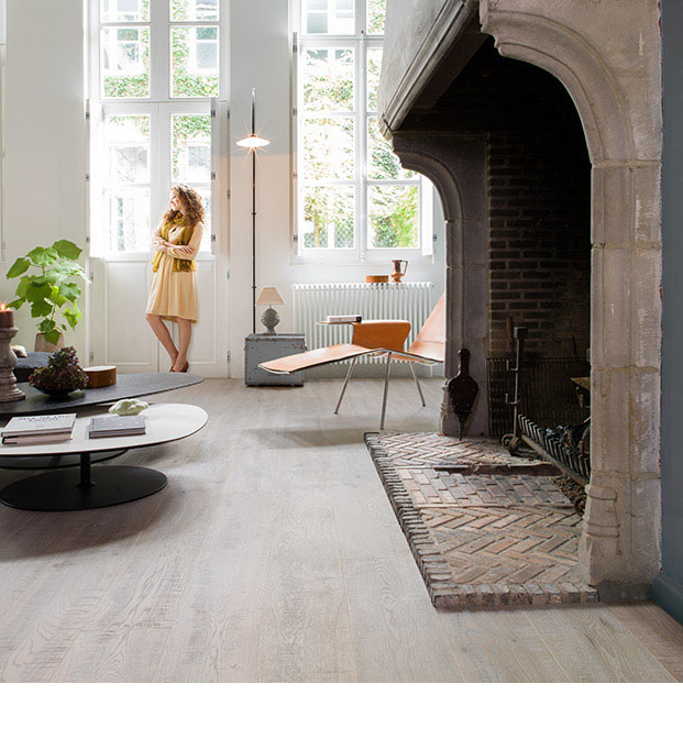 Rough grey oak oiled, planks