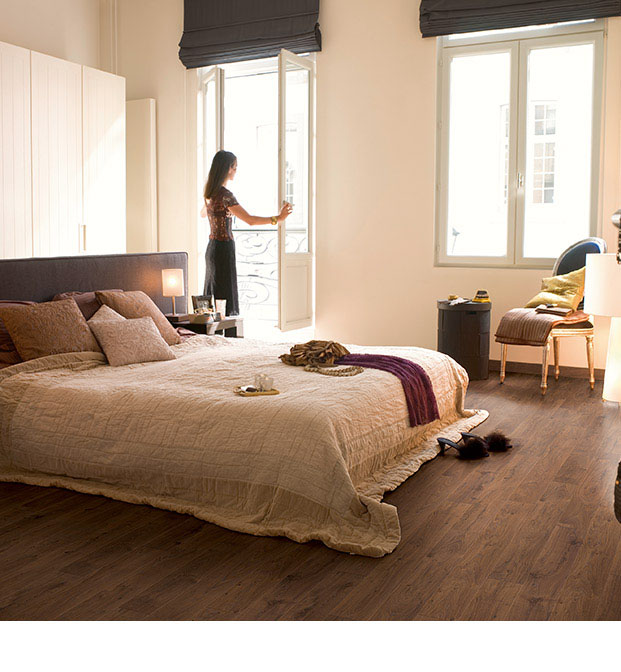 White oak brown, planks