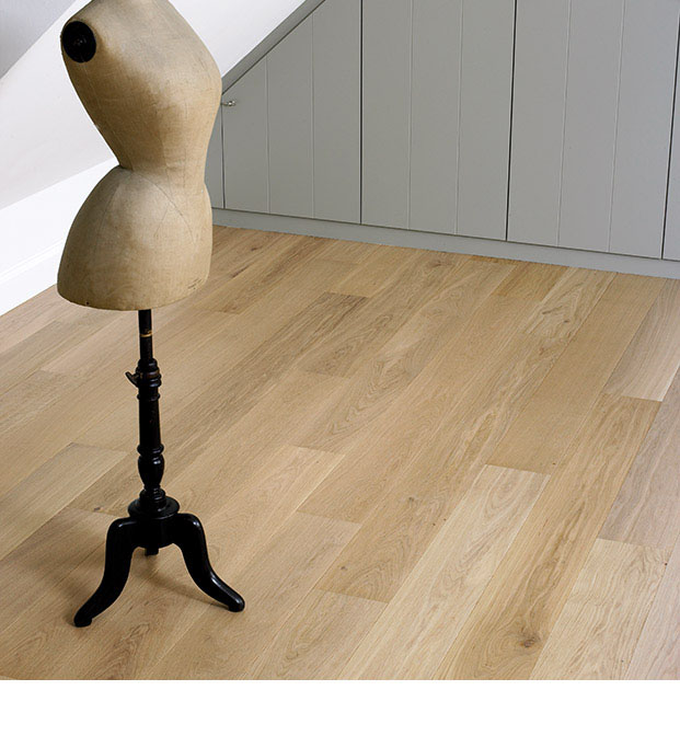 Pure oak matt, planks
