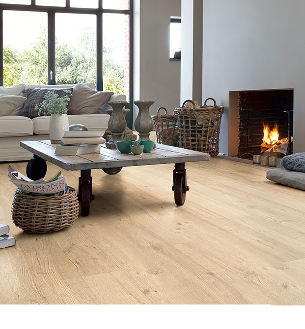 Sandblasted oak natural