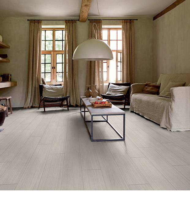 Cérusé oak light beige, planks
