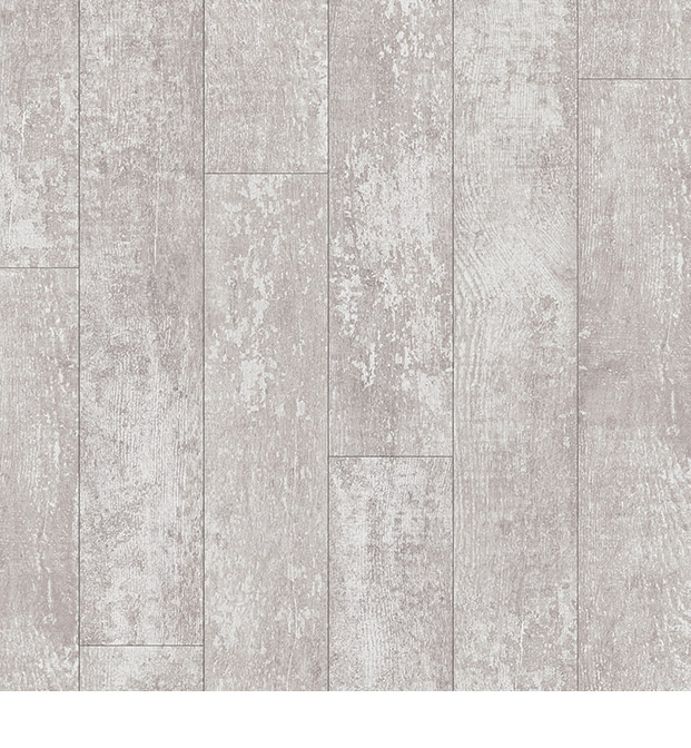 Painted oak light white, planks