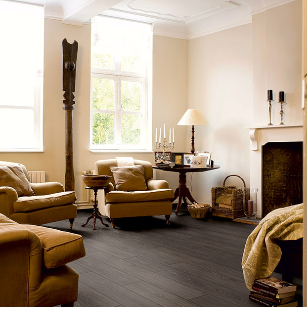 Classic oak grey brown, planks