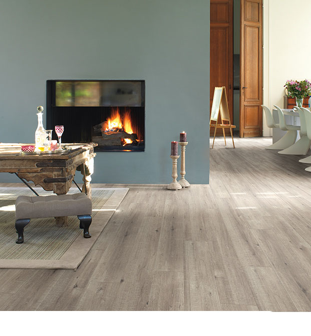 Saw cut oak grey