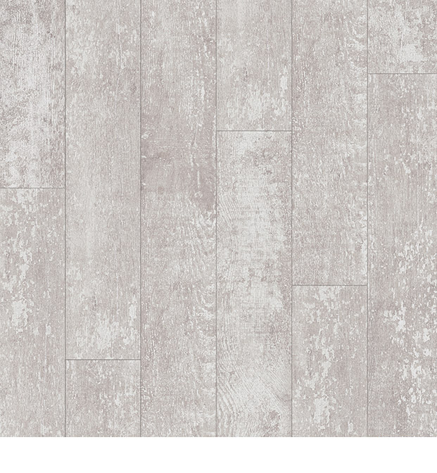 Painted oak light white, planks
